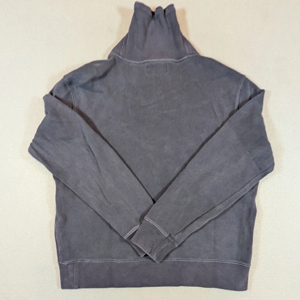 Polo Ralph Lauren Shawl‎ Collar Sweatshirt Mens Large Navy Blue Cotton Pullover